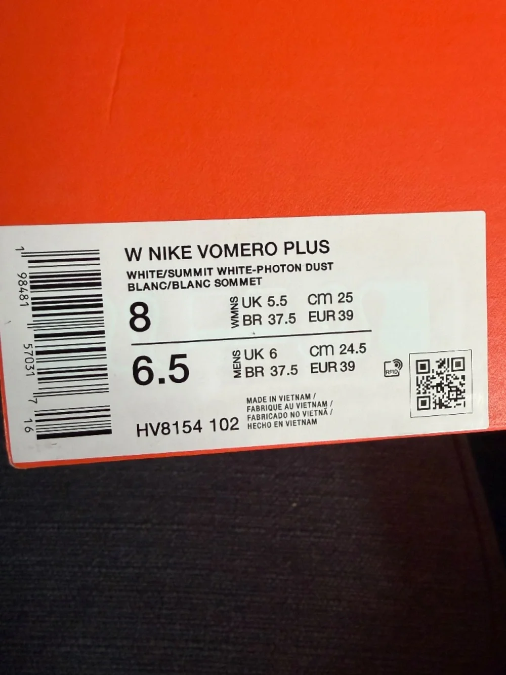 Nike vomero plus
